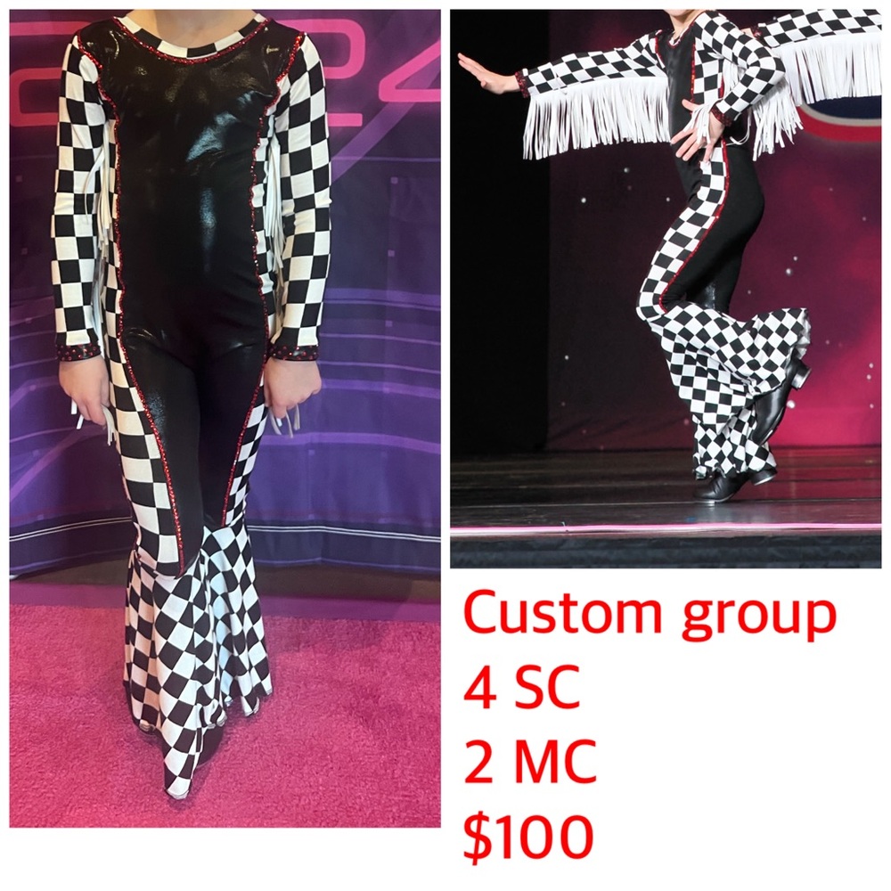 Custom competitive dance costumes